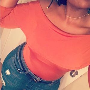 Off the shoulder bodysuit!